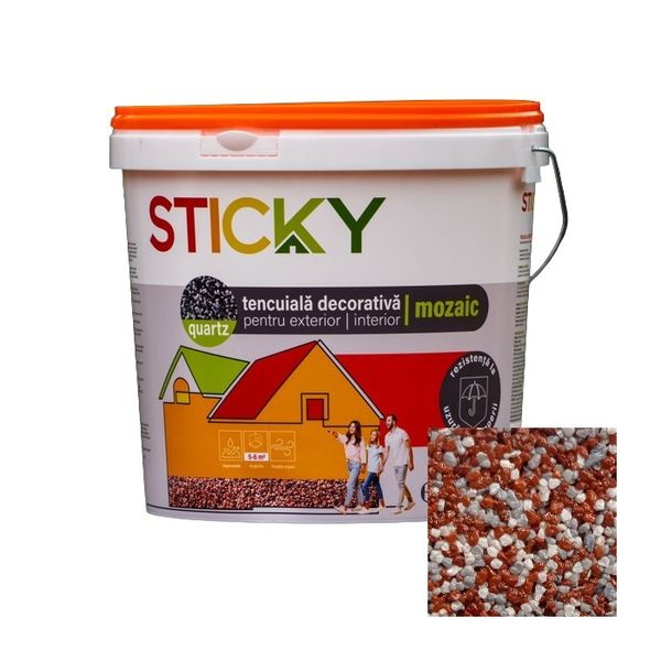 STICKY Tencuiala Decorativa Mozaic M402, 25 kg TDM402 foto