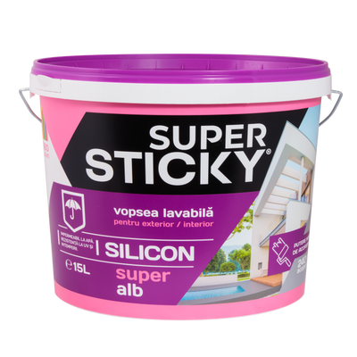 SUPER STICKY Силиконовая краска 2,5 л. SSS-2 фото