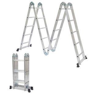 Лестница Aлюминиевая Kanat Acrobat 4*3 KAA-43 фото