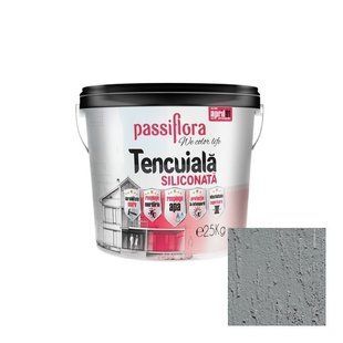 PASSIFLORA Декоративная Силиконовая Штукатурка, Короед R15, Металлик, 25 кг R15-MT фото