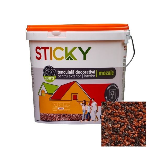 STICKY Tencuiala Decorativa Mozaic M602, 25 kg TDM602 foto