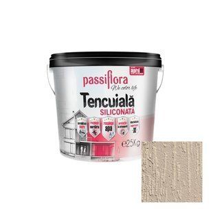 PASSIFLORA Декоративная Силиконовая Штукатурка, Короед R15, Беж, 25 кг R15-BJ фото