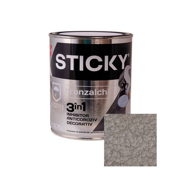 STICKY BRONZALCHID 3 in 1 Argintiu 0,75 L SBA07AG foto