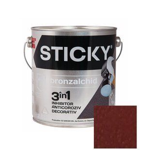 STICKY BRONZALCHID 3 in 1 Rosu Oxid 2,5 L SBA25RO foto