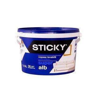 STICKY Моющаяся Краска для Интерьера, 2,5 л SLI-2 фото
