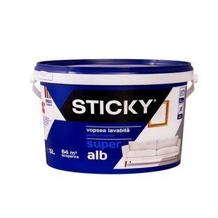 STICKY Моющаяся Краска для Интерьера, 5 л SLI-5 фото