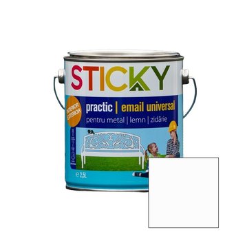 STICKY PRACTIC Email Alchidic Alb 2,5 L SP25AL foto