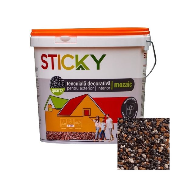 STICKY Tencuiala Decorativa Mozaic M803, 25 kg TDM803 foto