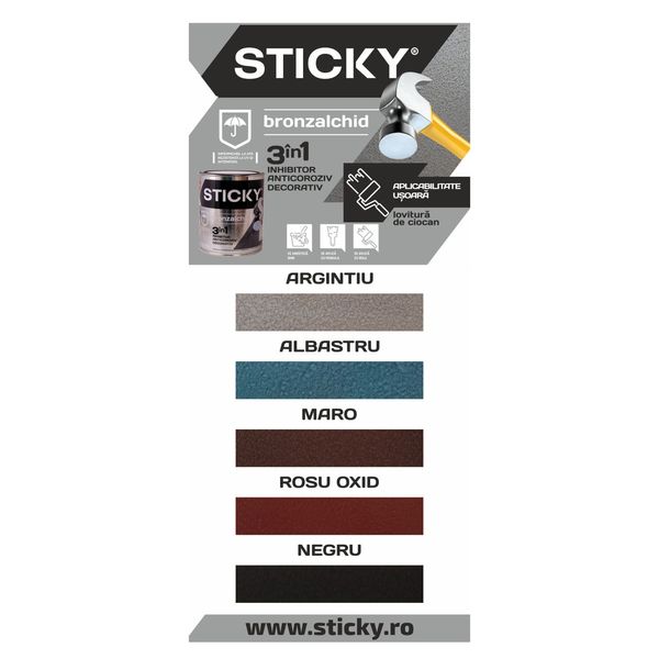 STICKY BRONZALCHID 3 в 1 Красно Коричневая 0,75 л SBA07RO фото