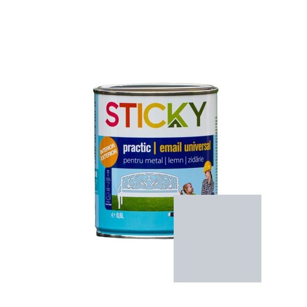 STICKY PRACTIC Email Alchidic Gri 0,6 L SP06GR foto