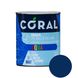 CORAL AQUA Email pe Baza de Apa, Albastru Safir 0,6 L CA06AS foto 1