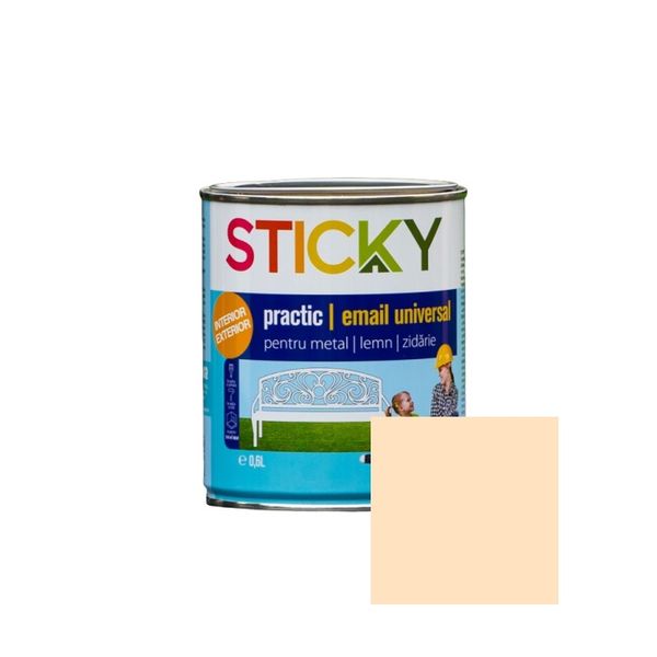 STICKY PRACTIC Email Alchidic Crem 0,6 L SP06CR foto