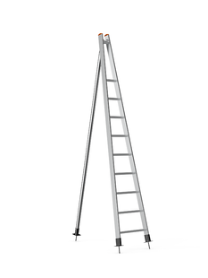 Scara Aluminiu pentru Livada 1x9 16415 foto