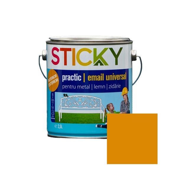 STICKY PRACTIC Email Alchidic Ocru 2,5 L SP25OC foto