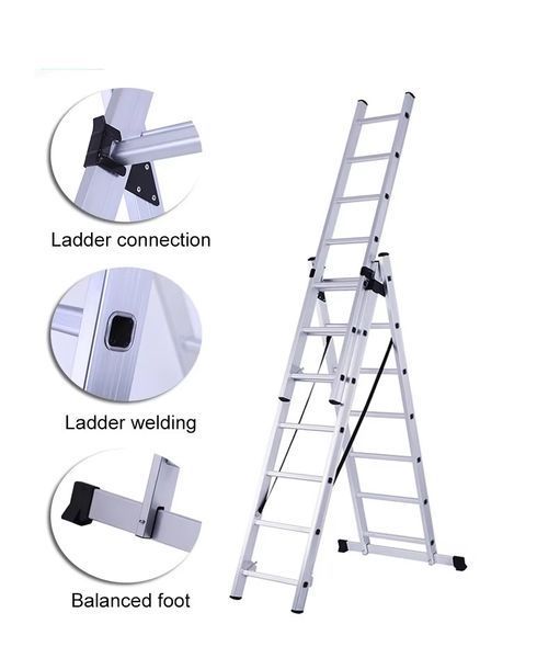 Лестница Aлюминиевая Triple 3*9 5,95m AY-309 фото Лестница Aлюминиевая Triple 3*9 5,95m AY-309 фото