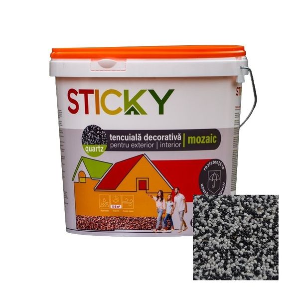 STICKY Tencuiala Decorativa Mozaic M102, 25 kg TDM102 foto