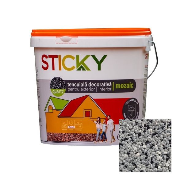 STICKY Tencuiala Decorativa Mozaic M202, 25 kg TDM202 foto