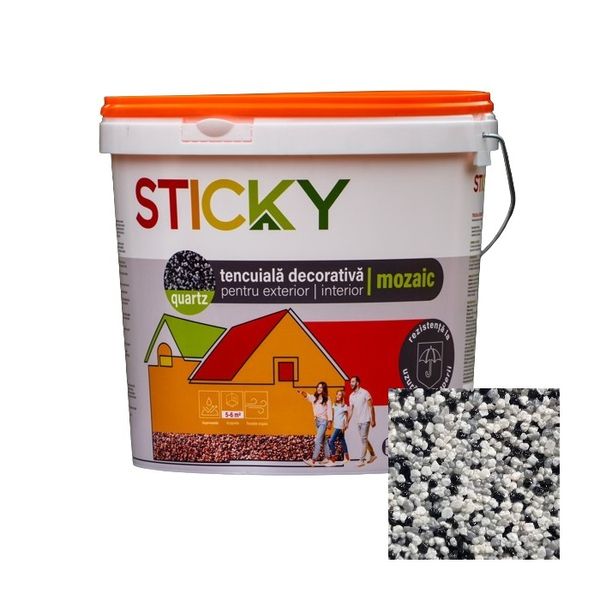 STICKY Tencuiala Decorativa Mozaic M203, 25 kg TDM203 foto