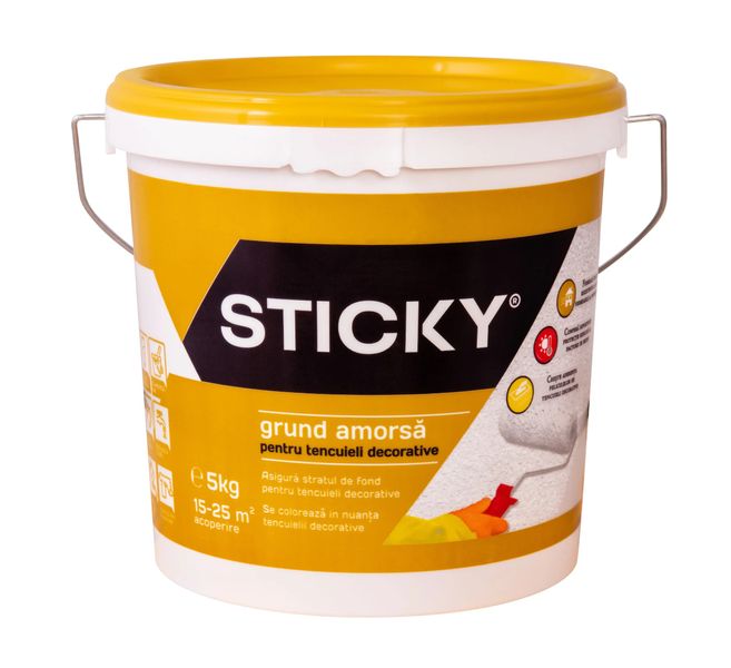 STICKY Grund Pentru Tencuiala Decorativa, 5 kg GTD05 foto