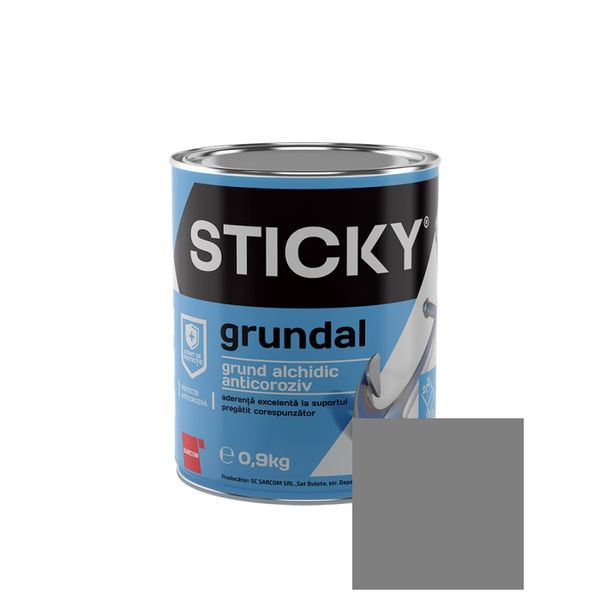 STICKY Grund Alchidic Anticoroziv Gri 0,9 kg SG09GR foto